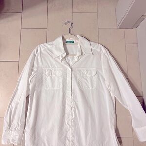 United colors of Benetton white button down.